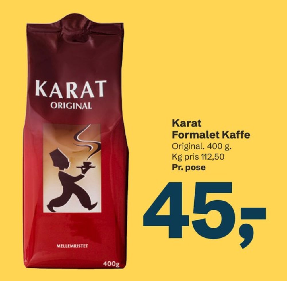 Karat Original, Kaffe Formalet