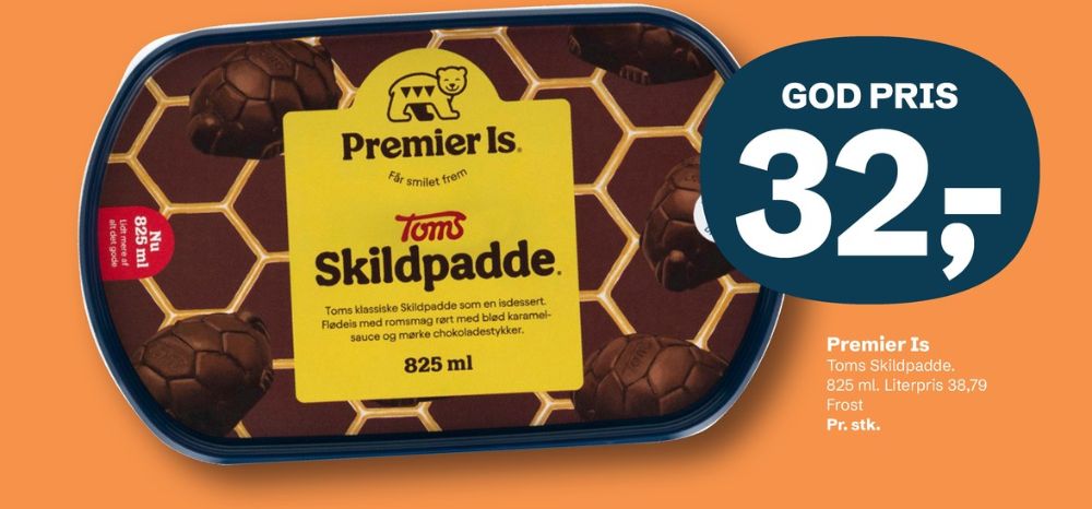 Premier, Toms Skildpadde is