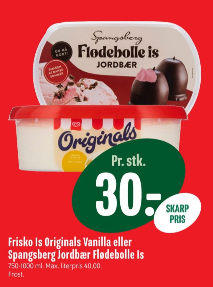 Frisko Originals, Vanilje is