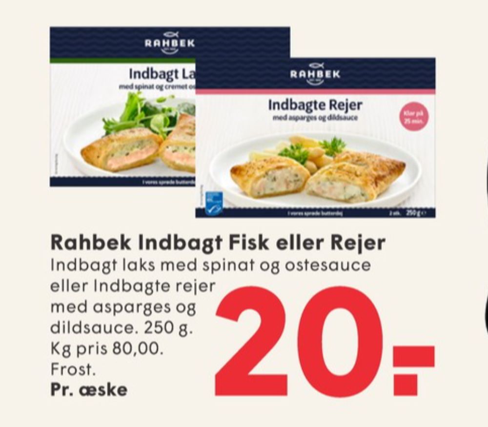 Rahbek, Indbagte Rejer med Asparges og Dildsauce