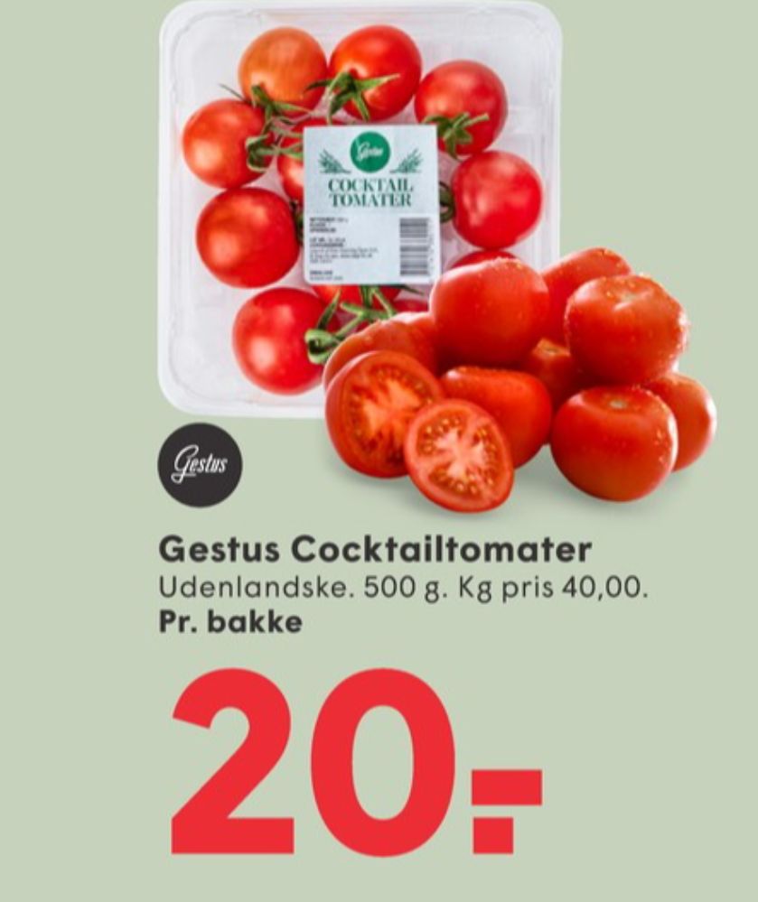 Gestus, Cocktailtomater