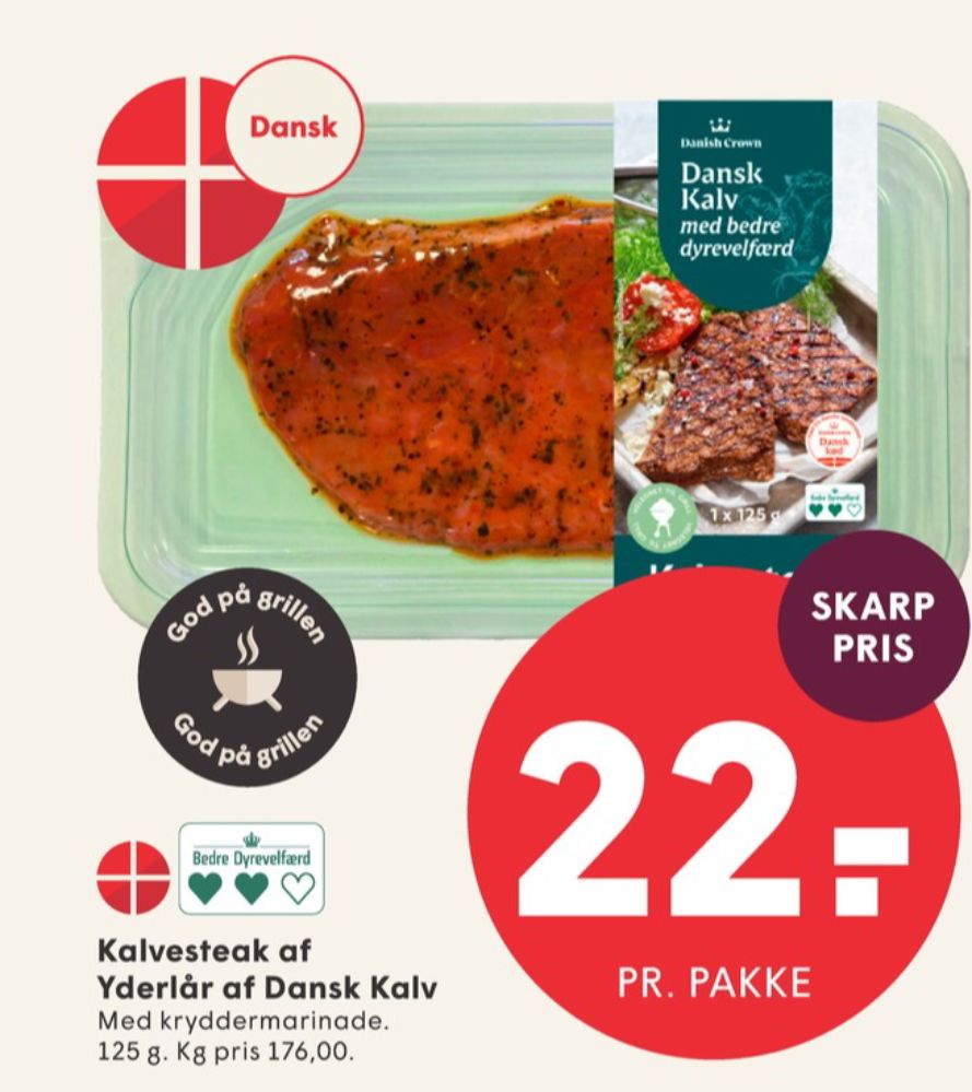 Danish Crown, Kalvesteaks