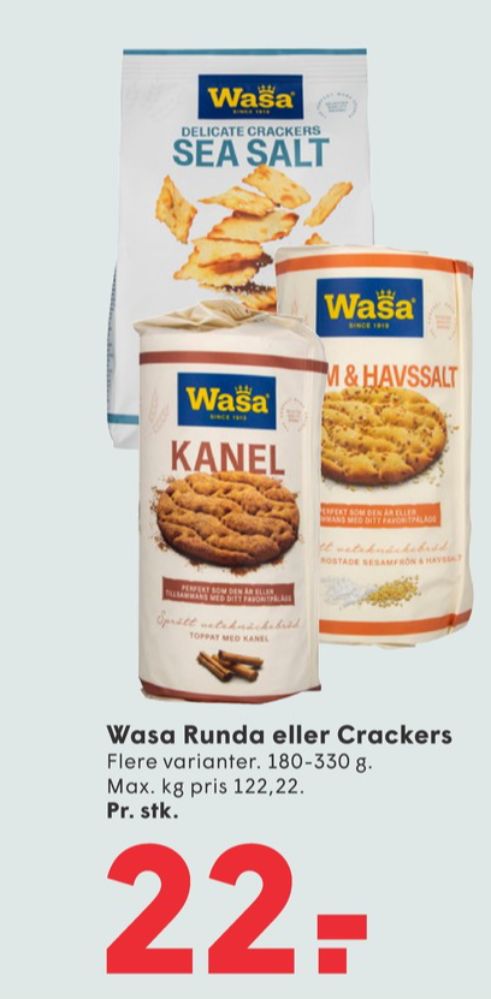 Wasa, Kanel knækbrød