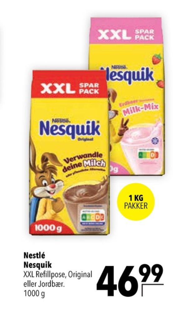 Nestlé Nesquik, Kakaodrikspulver