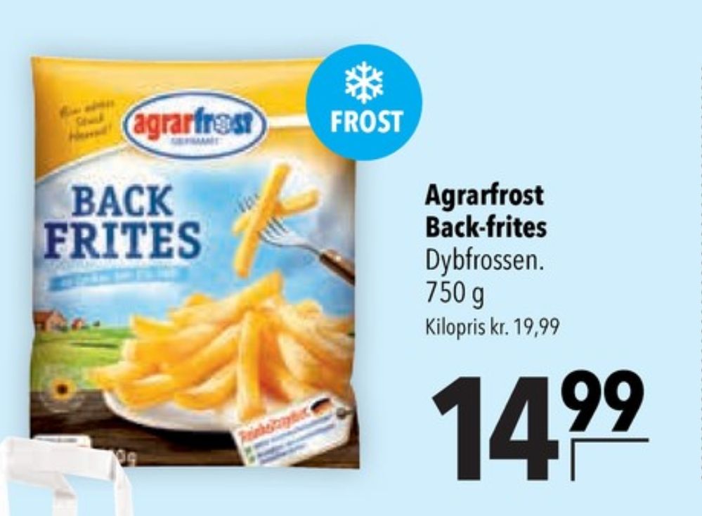 Agrarfrost, Pommes Frites