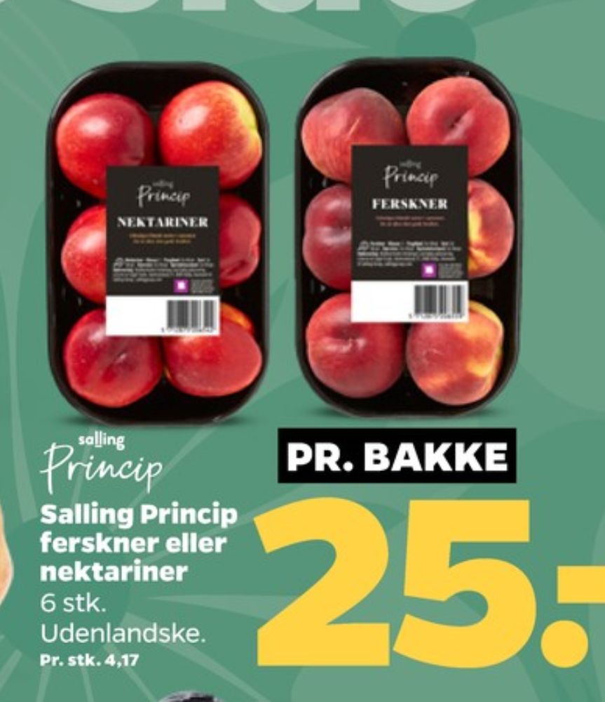 Salling Princip, Nektariner