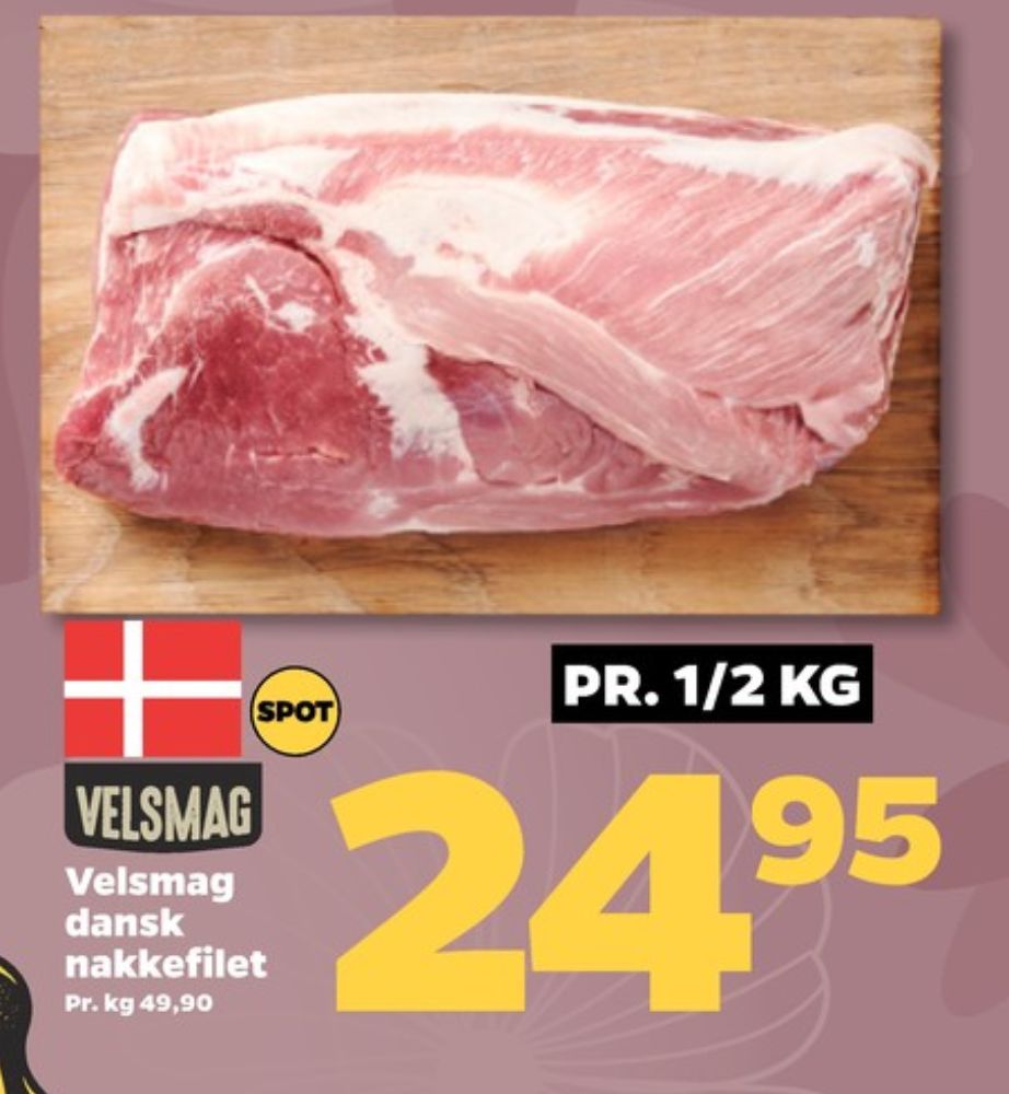 Velsmag, Nakkefilet