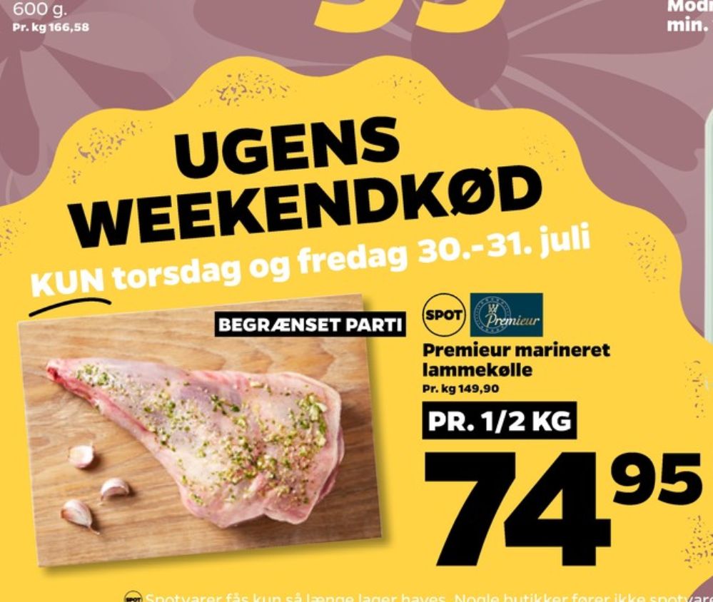 Premieur, Lammekølle