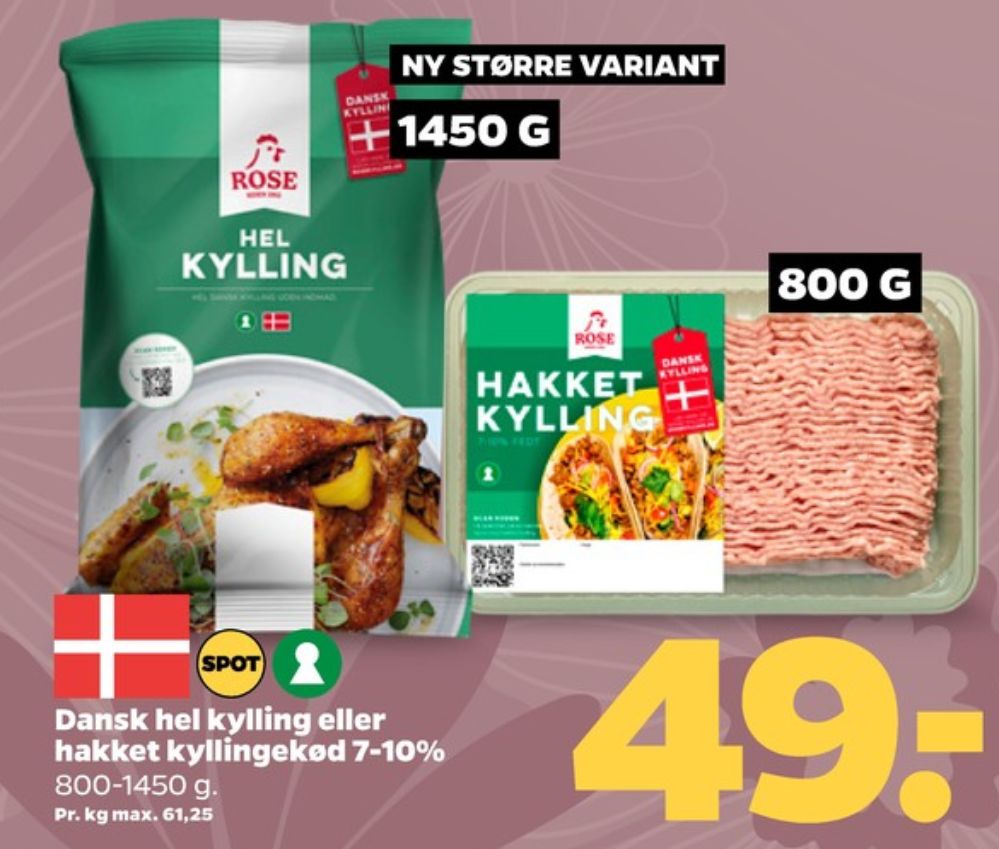 Rose, Kylling