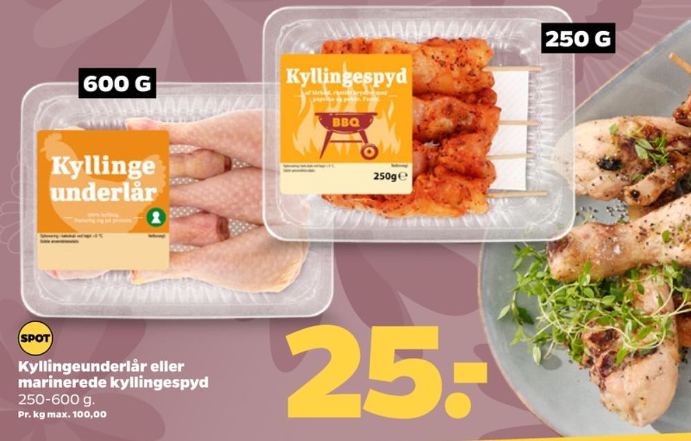 Kyllingeunderlår