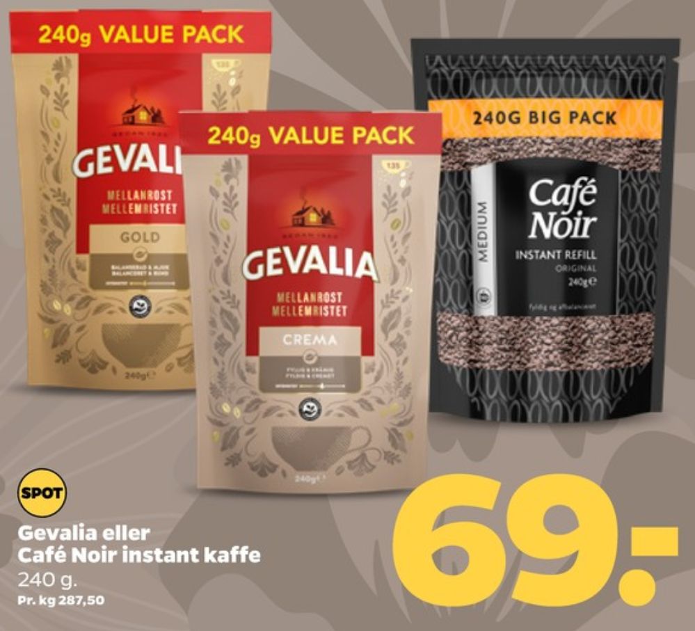 Cafe Noir, Instant Kaffe