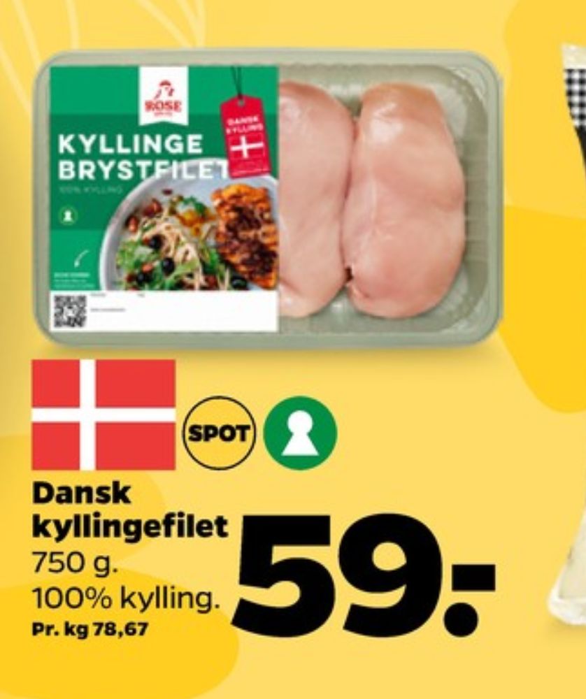 Rose, Kyllingebrystfilet
