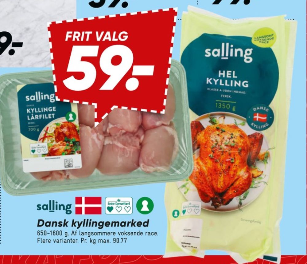 Salling Princip, Kylling