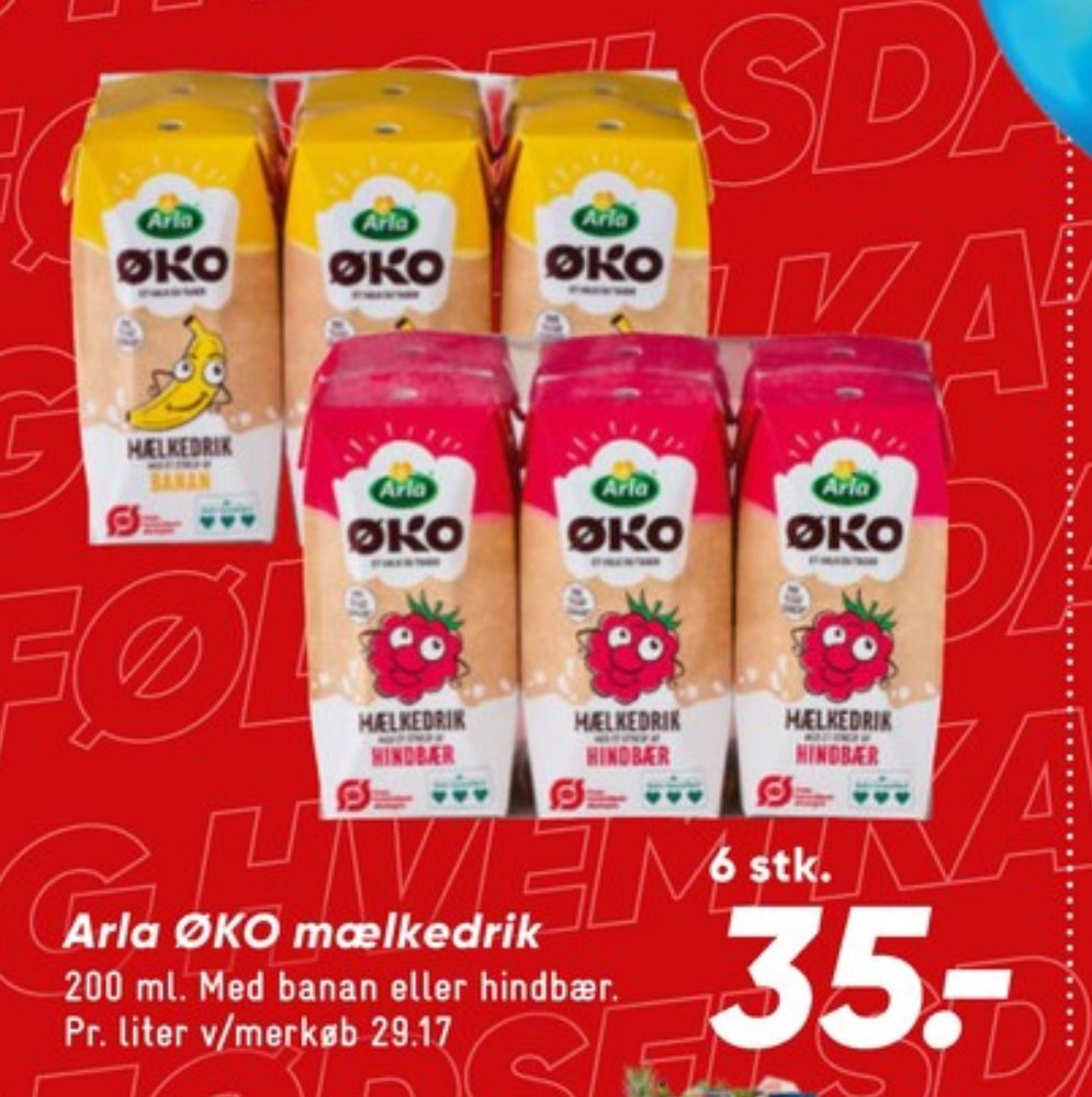 Arla ØKO, Mælkedrik Banan