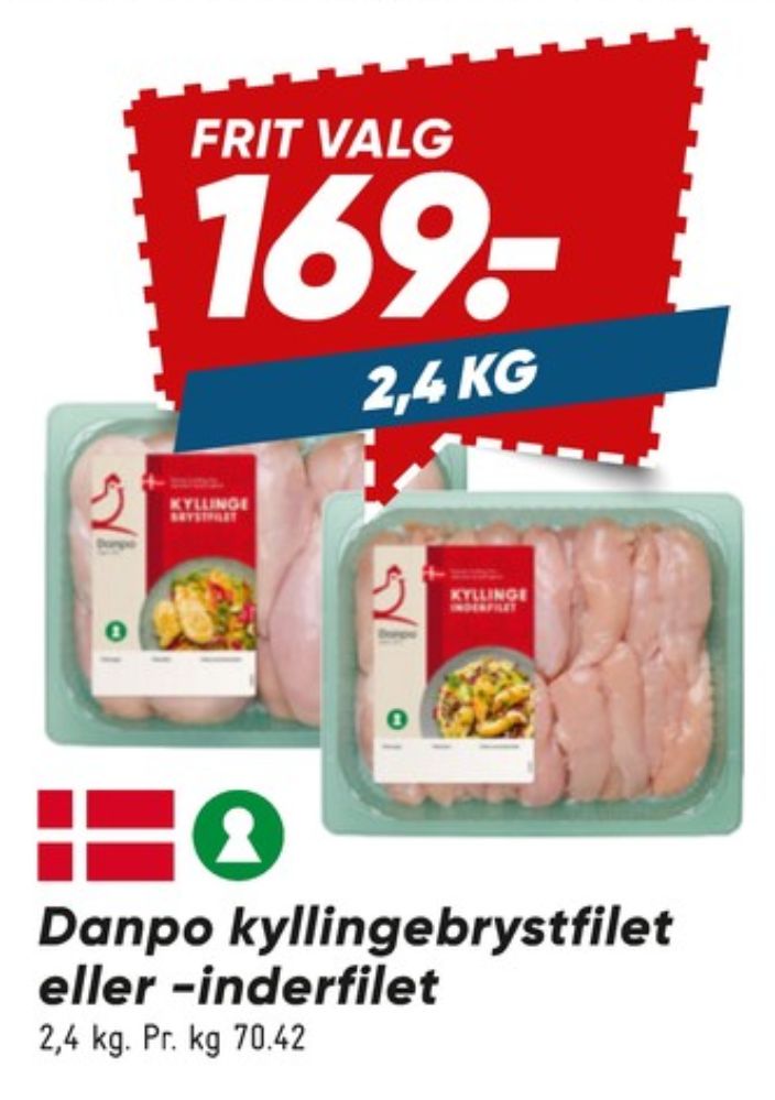 Danpo, Kyllingebrystfilet