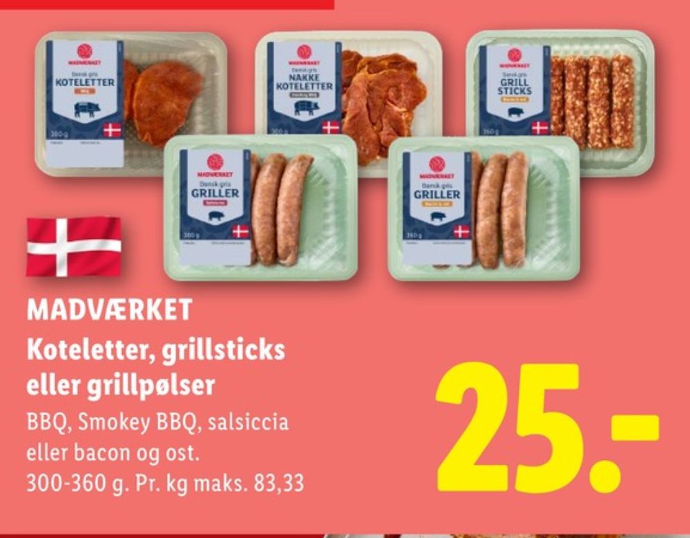 Madværket, Grillpølser