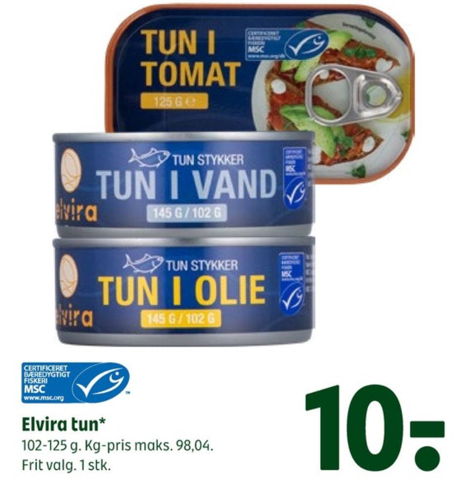 Elvira, Tun i tomat