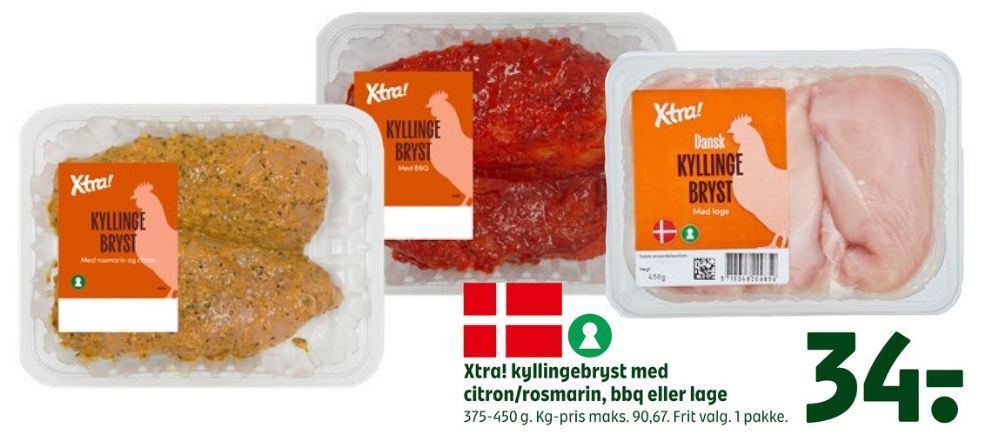 Xtra, Kyllingebrystfilet