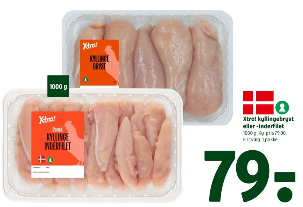Xtra, Kyllingeinderfileter
