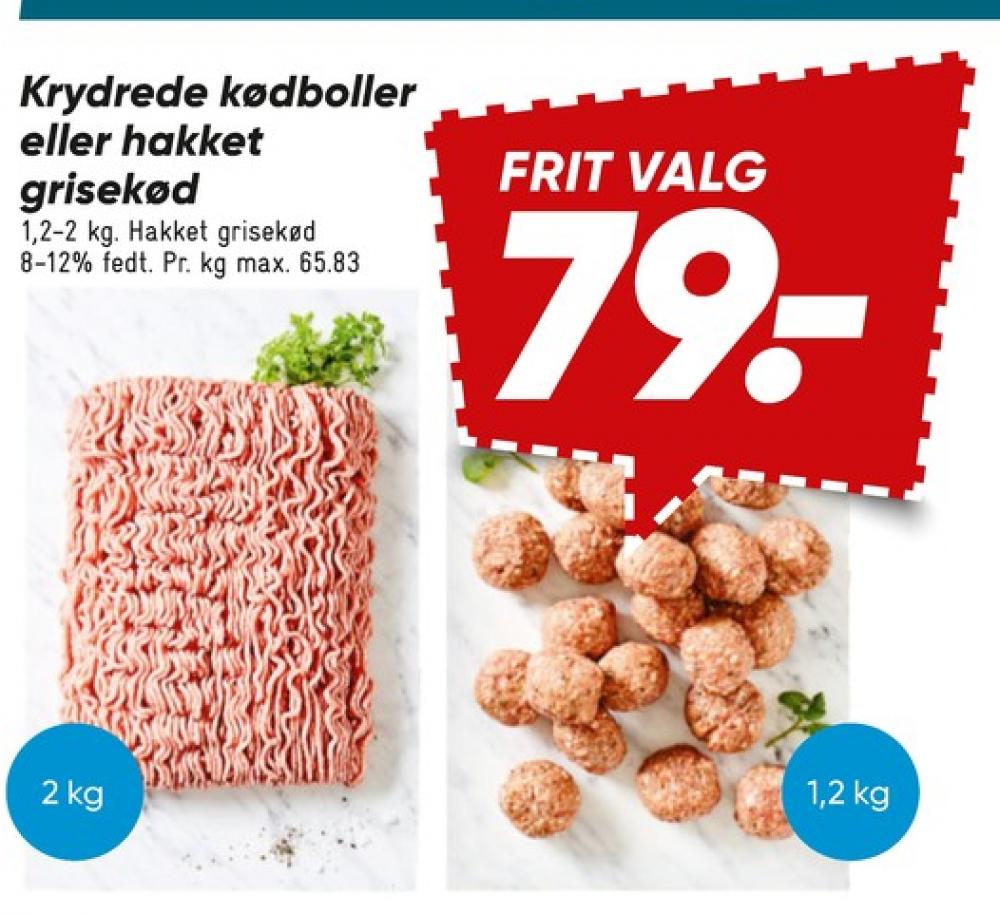 Hakket grisekød 8-12%