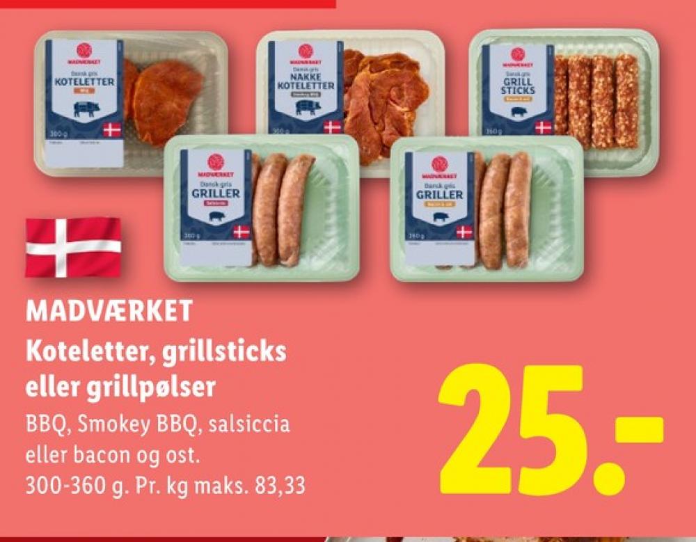 Madværket, Grillpølser