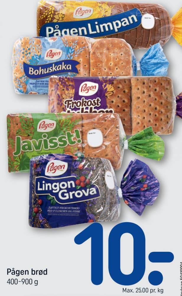 Pågen Limpan, Brød
