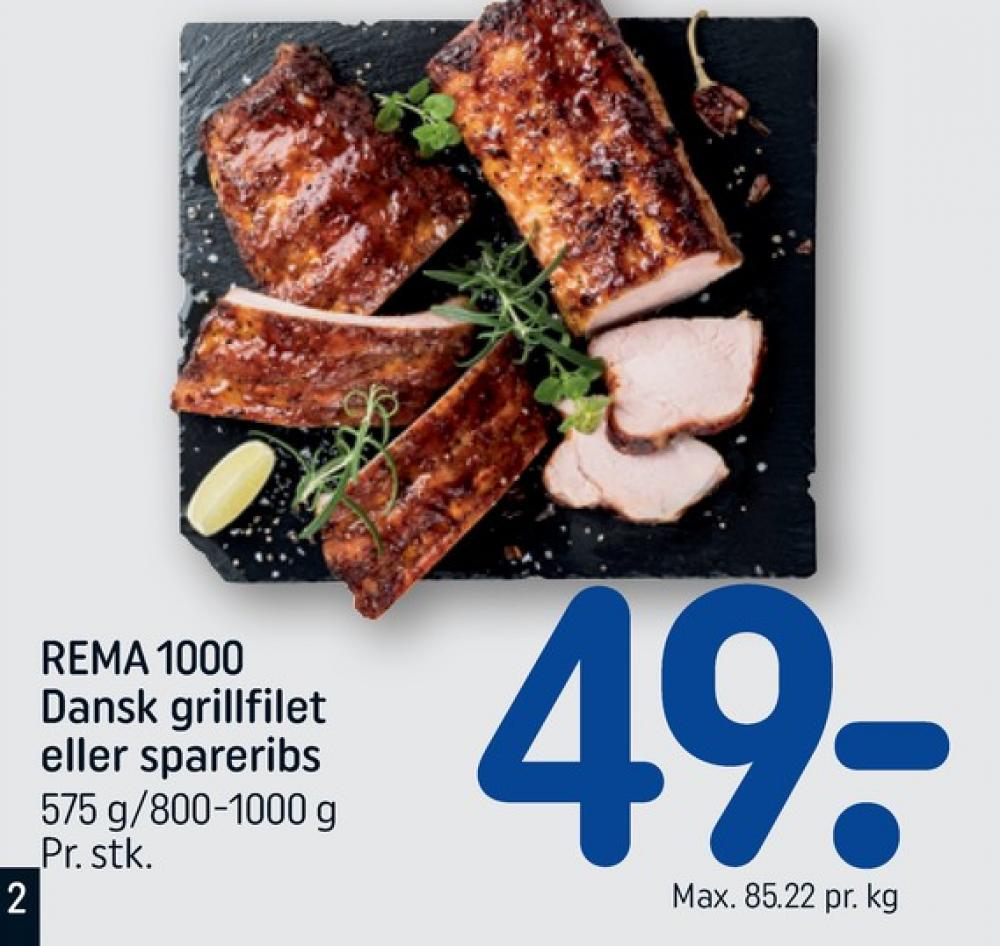 Rema 1000, Spareribs