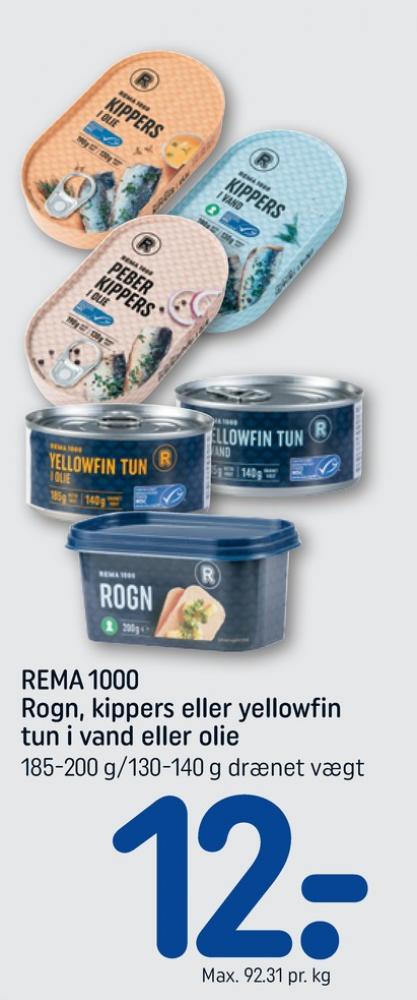 Rema 1000, Torskerogn