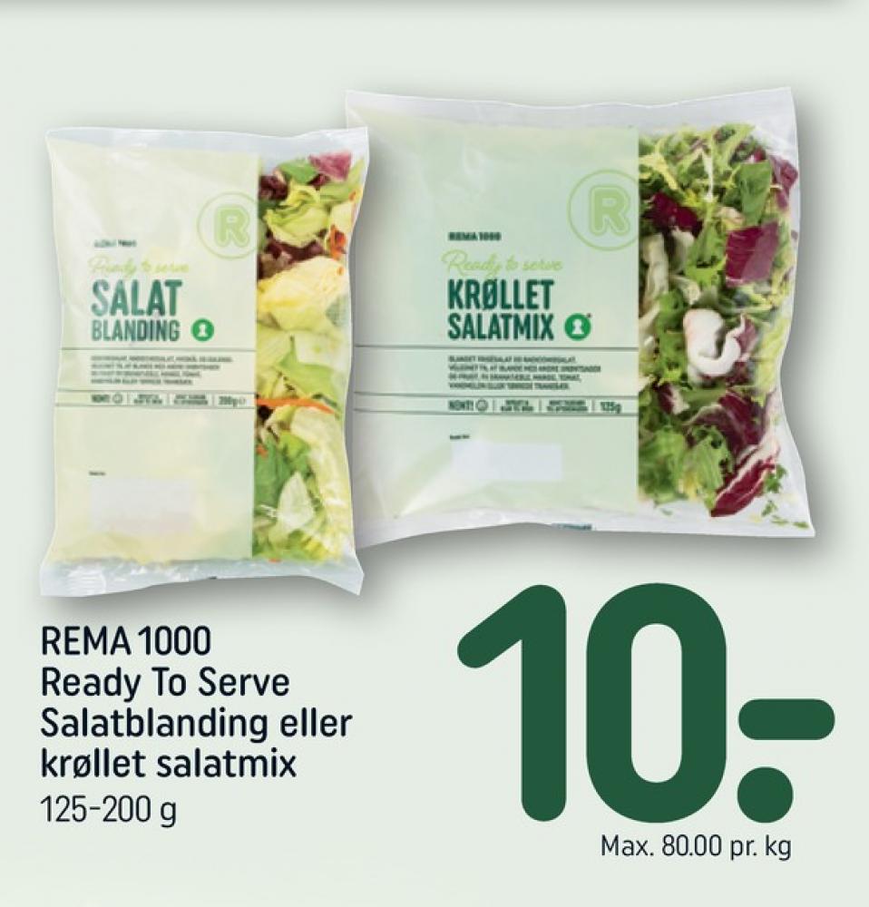 Rema 1000, Salatblanding