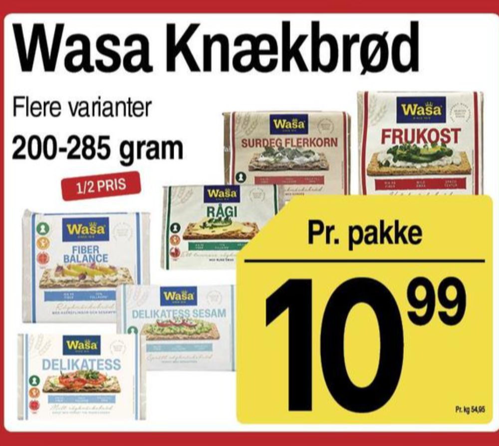 Wasa, Delikatesse Sesam knækbrød