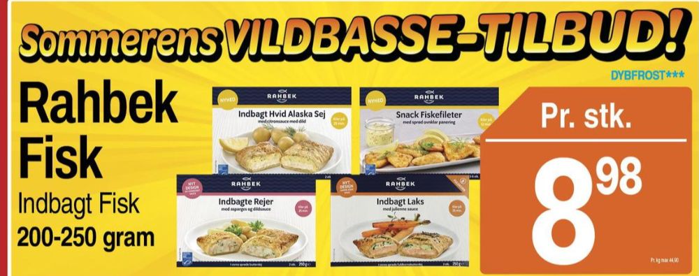 Rahbek, Indbagte Rejer med Asparges og Dildsauce