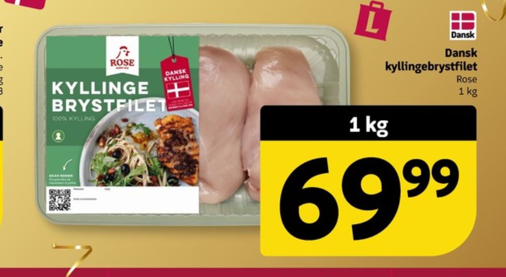 Rose, Kyllingebrystfilet