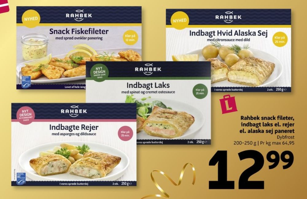 Rahbek, Indbagte Rejer med Asparges og Dildsauce