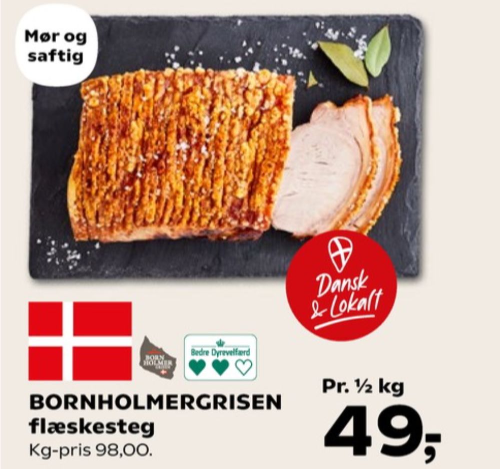 Bornholmergrisen, Flæskesteg