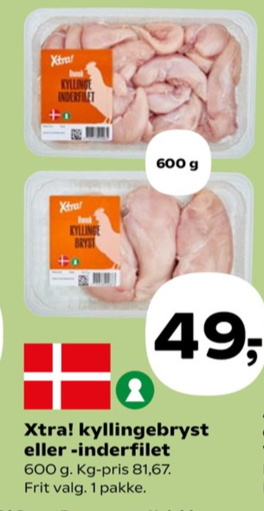 Xtra, Kyllingeinderfileter