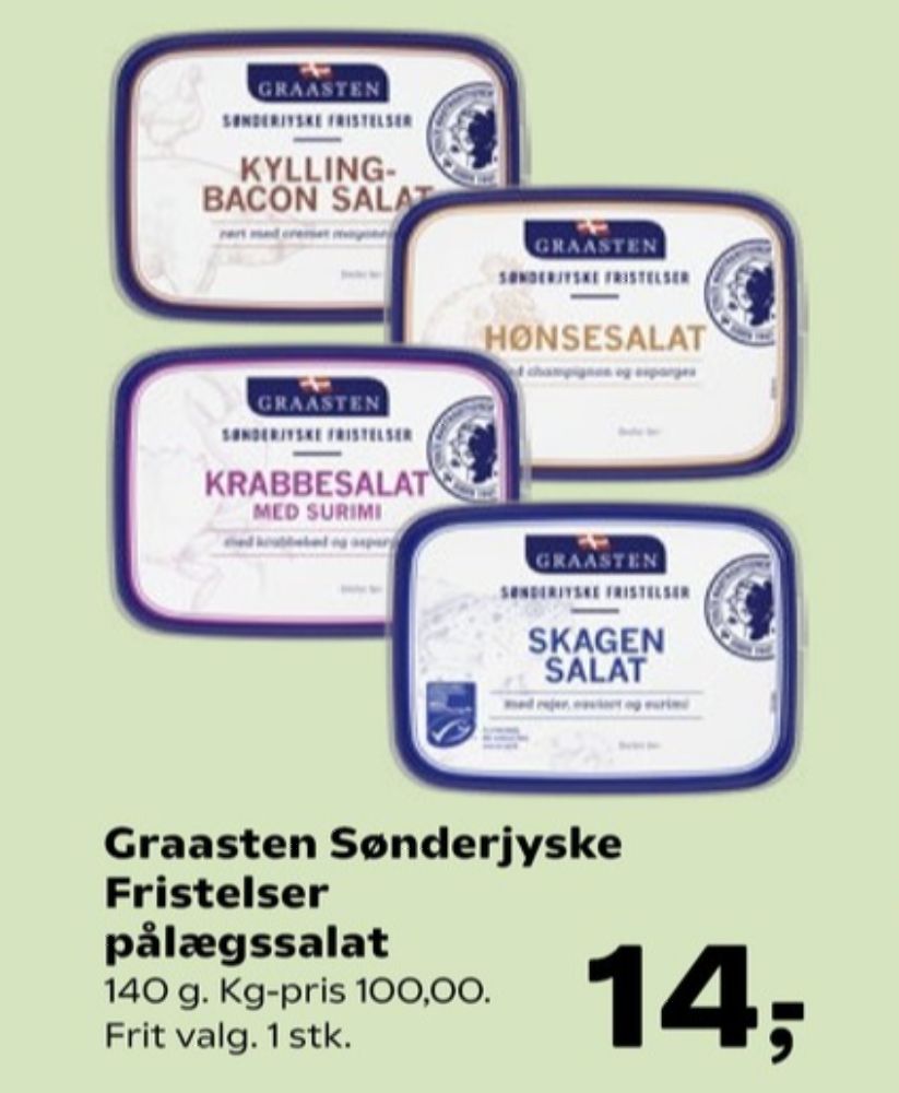 Graasten Sønderjyske Fristelser, Kylling & Baconsalat