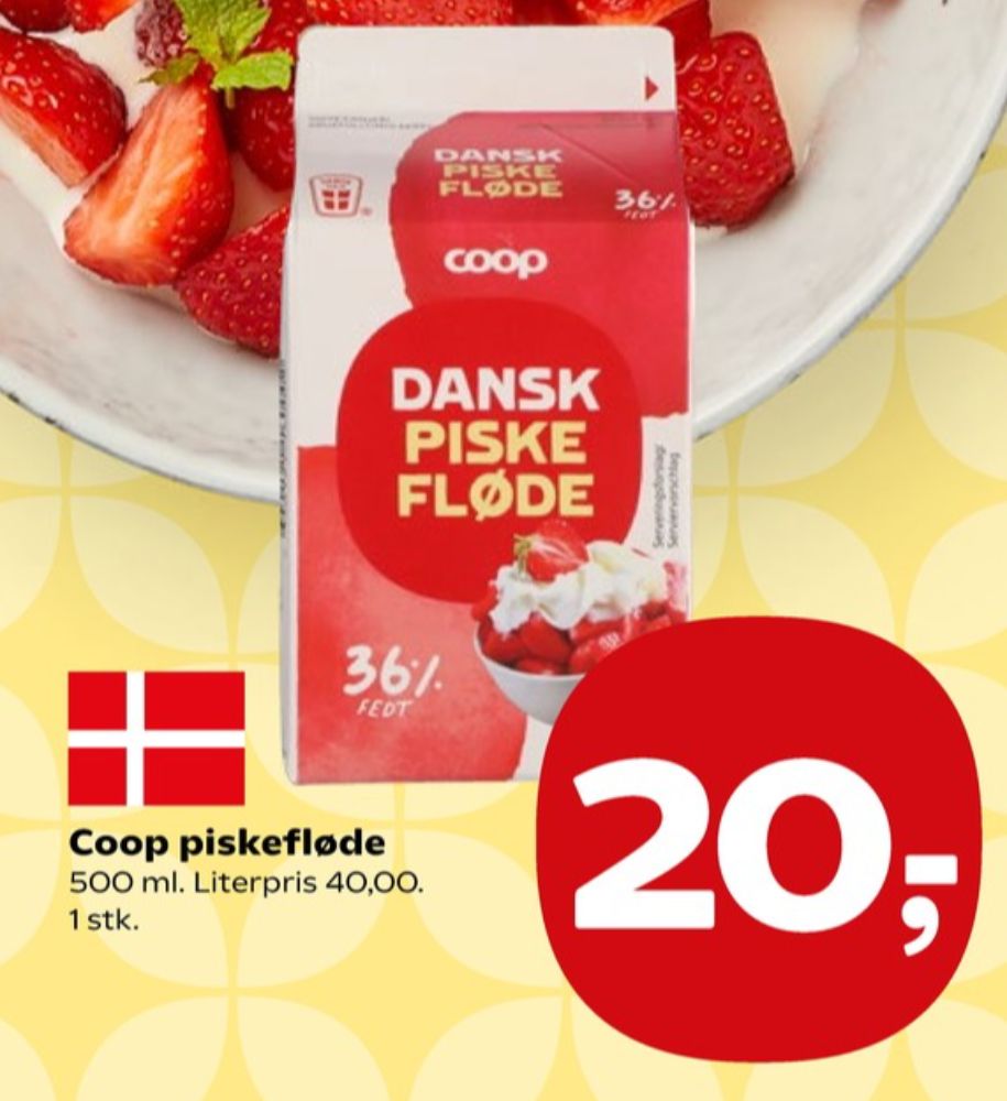 Coop, Piskefløde 36%
