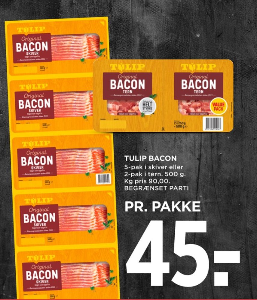 Tulip, Baconskiver