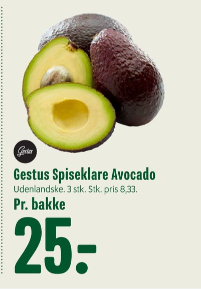 Gestus, Avocado