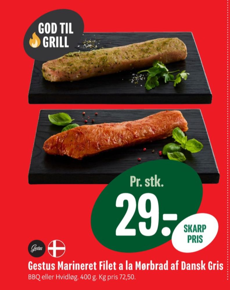 Gestus, Grisefilet