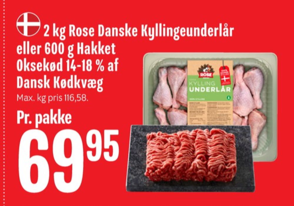 Rose, Kyllingeunderlår