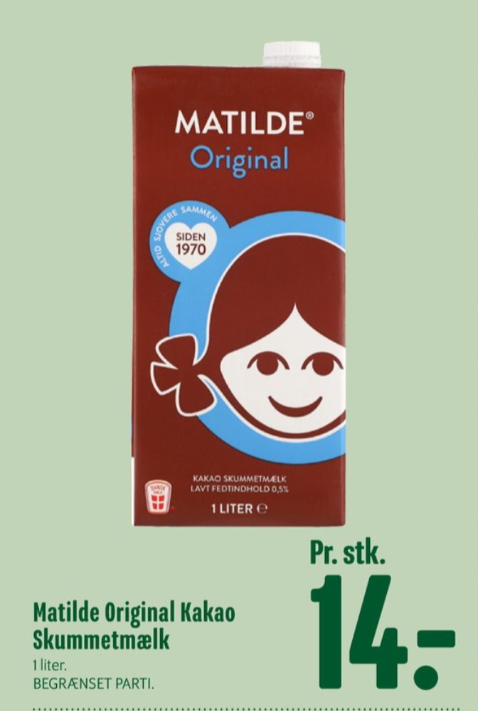 Matilde, Kakaomælk