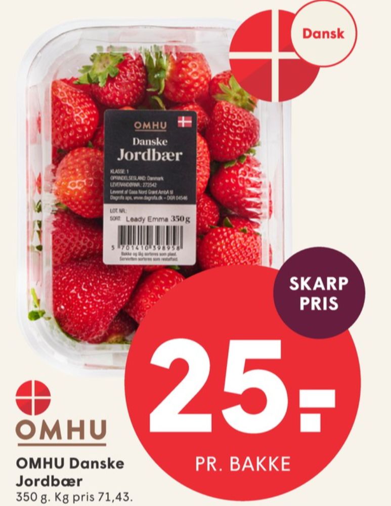 OMHU, Jordbær