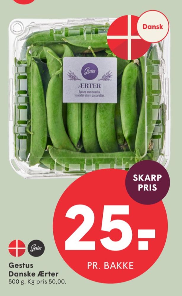 Gestus, Ærter