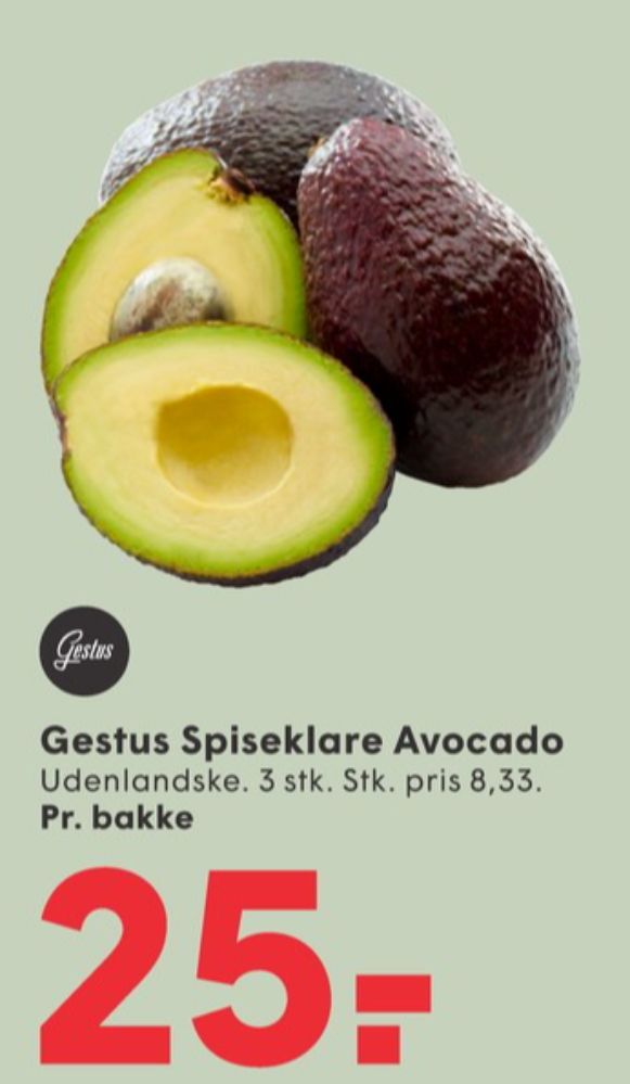 Gestus, Avocado