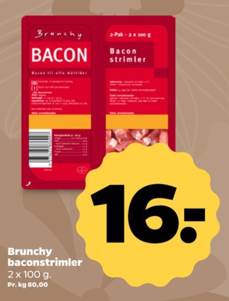 Brunchy, Bacontern