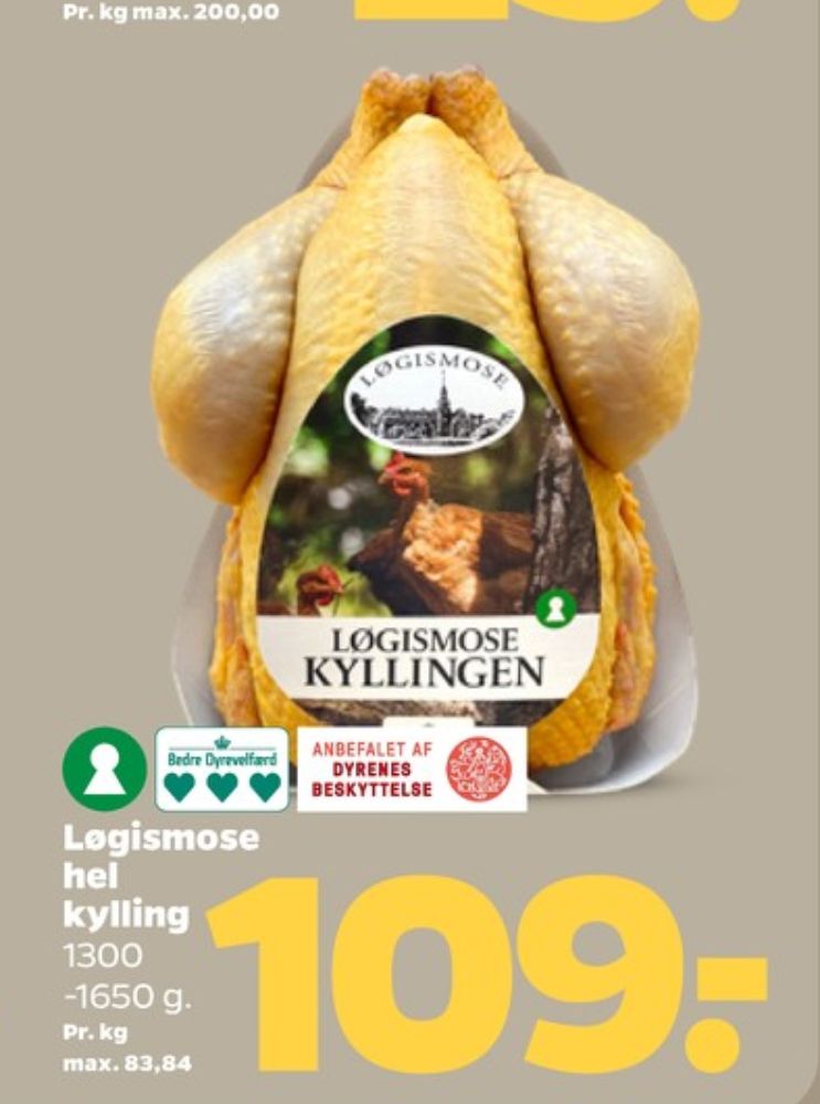 Løgismose, Kylling