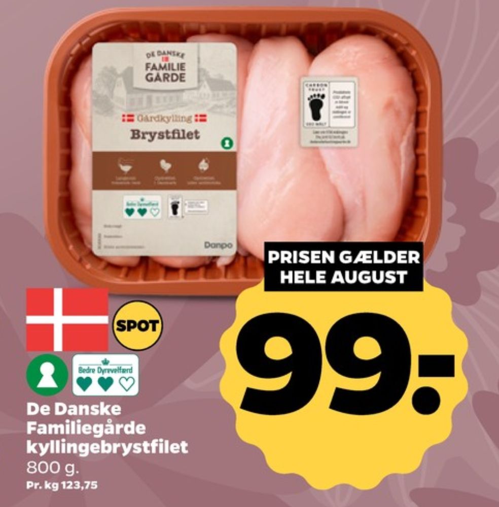De Danske Familiegårde, Kyllingebrystfilet