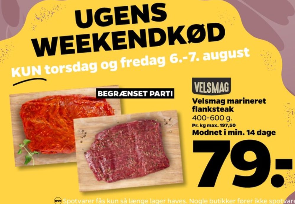 Velsmag, Flanksteak