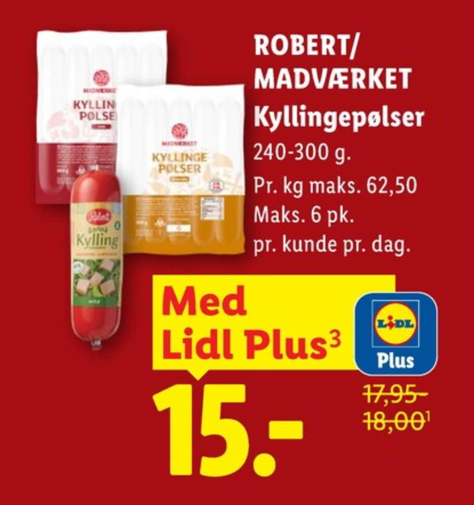 Madværket, Kyllingepølser Chili